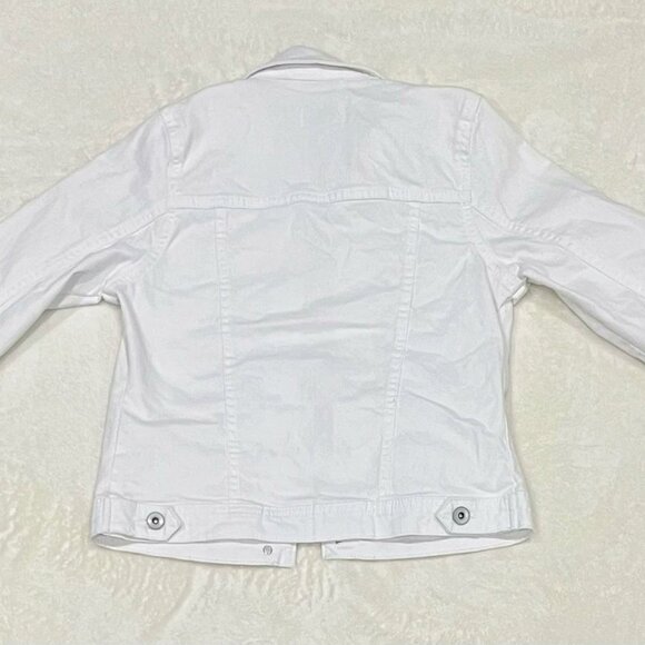 Girls White Children’s Place Denim Jacket – Size 10/12 - Picture 3 of 4